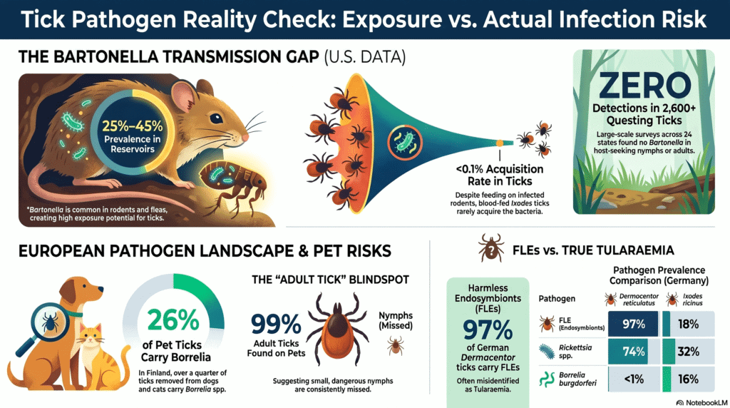 Bartonella Tick Infographic