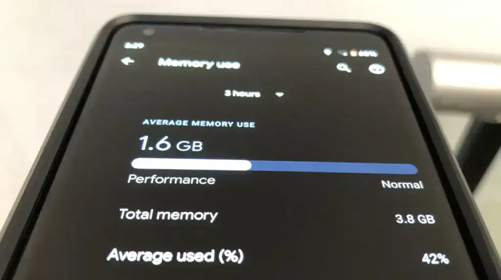 android memory usage by apps
