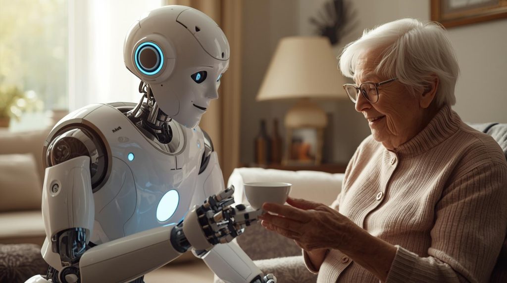 Yaşlı bakımı için akıllı robotlar