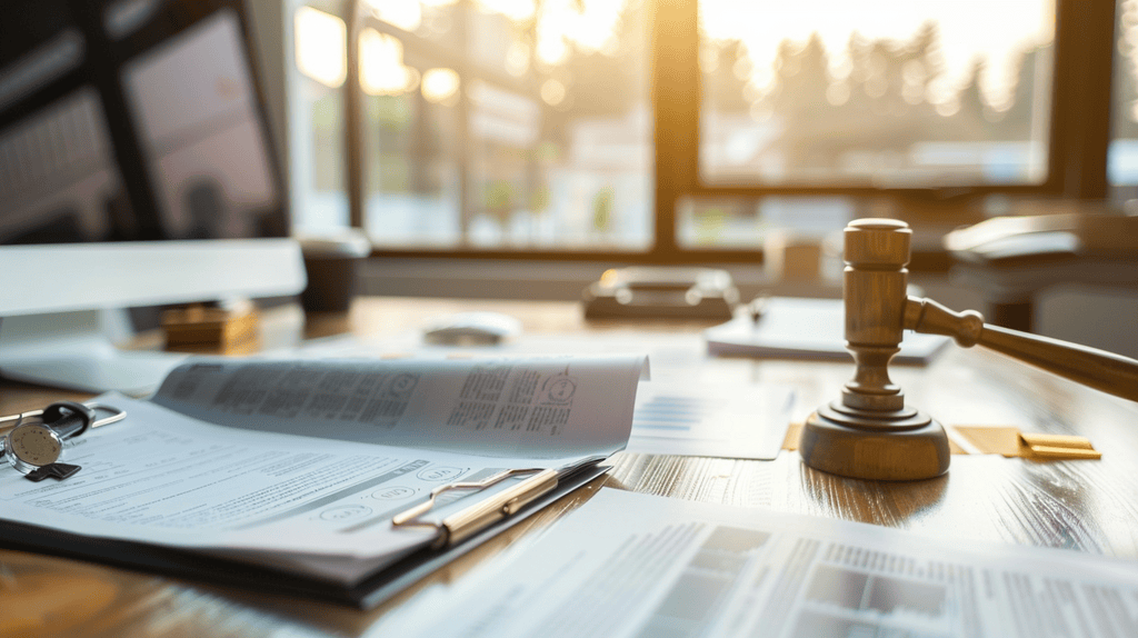 Gavel and legal documents - chapter 11 small business bankruptcy Georgia