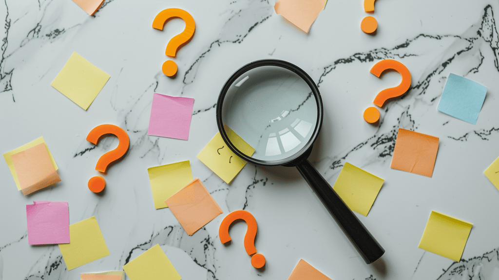 Magnifying glass over questions - Georgia bankruptcy myths and facts