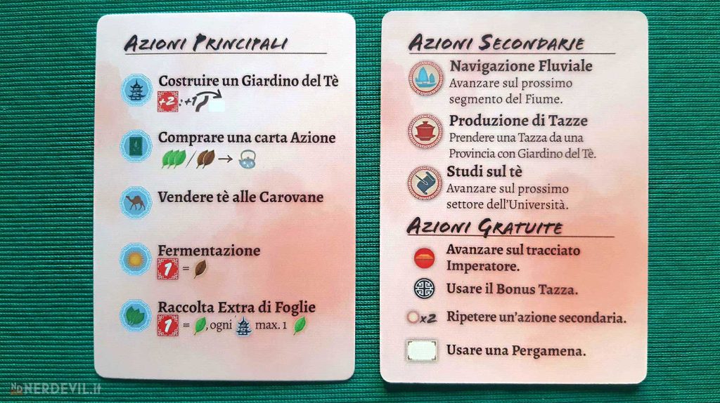 tea garden gioco azioni