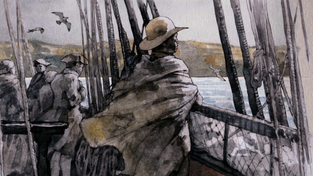 screenshot from the American Revolution film