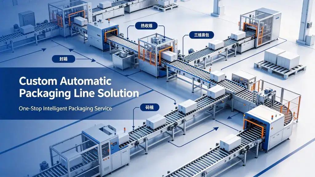 Custom Automatic Packaging Line Solution — One-Stop Intelligent Packaging Service From SunAura Machinery Factory