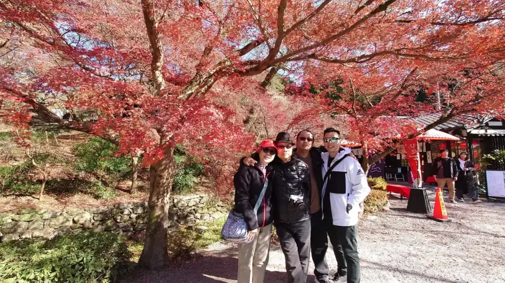 秋月城跡紅葉