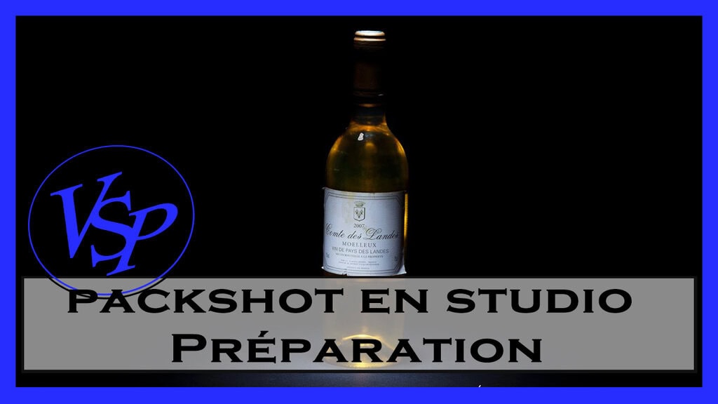 Packshot en studio