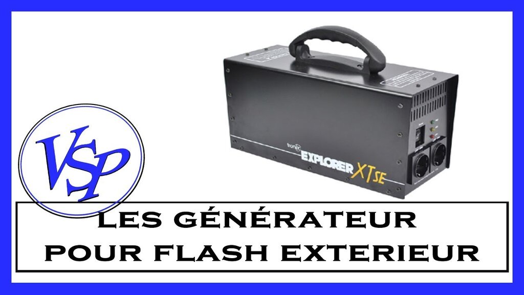 générateur pour flash en extérieur