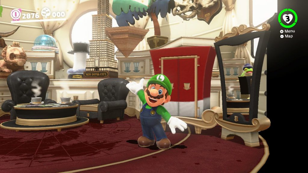 Super Mario Odyssey costume luigi