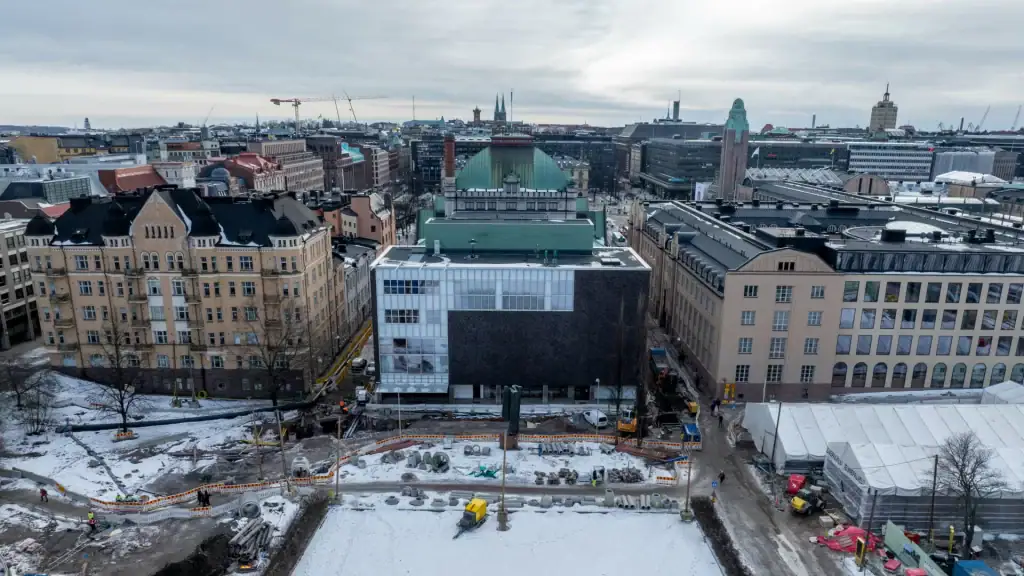 Läntisen Teatterikujan & Kellosillan vesihuollon rakentaminen