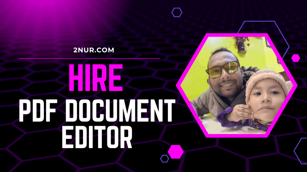 Hire a professional PDF document editor for font matching and metadata removal services.