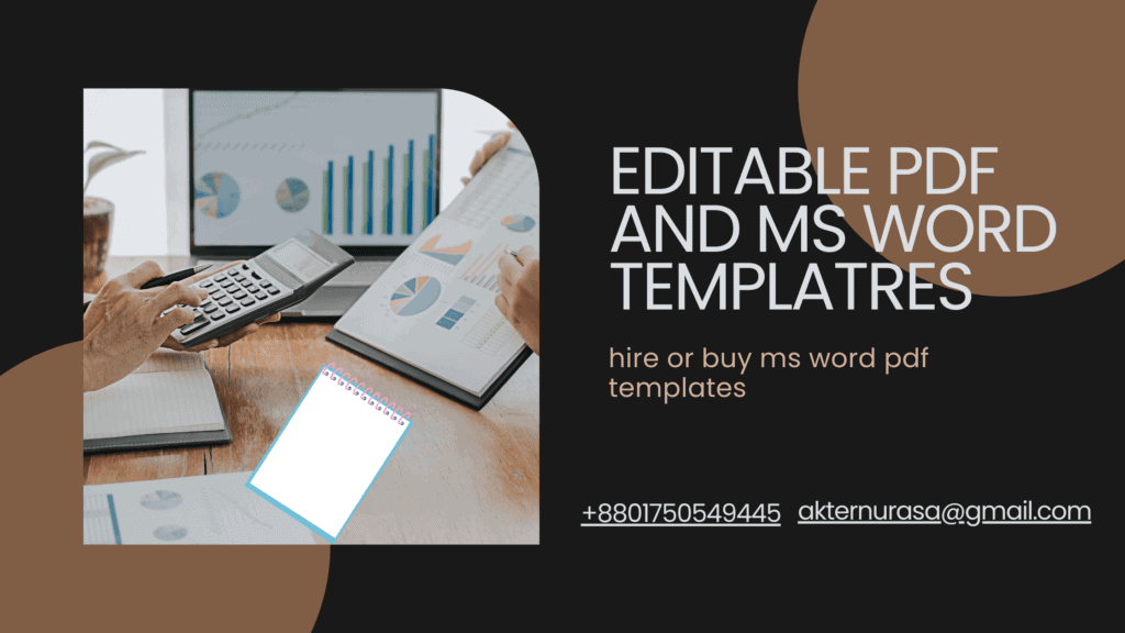 Editable PDF file being edited on a laptop using a PDF editor tool.
