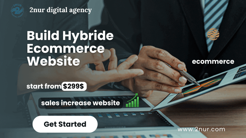 e commerce development process on laptop with online store dashboard
