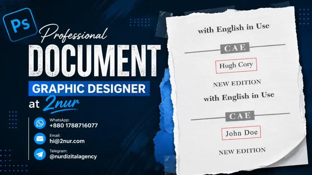 Professional Document Graphic Designer | High-Quality Document Editing Services
