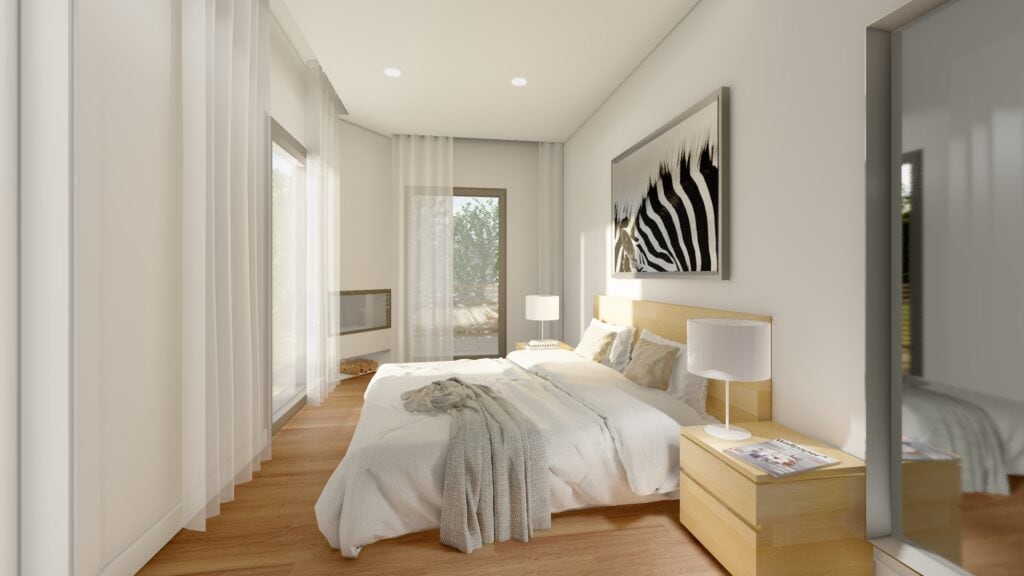 Habitación principal LOS CLAVELES DE ZARZALEJO obra nueva