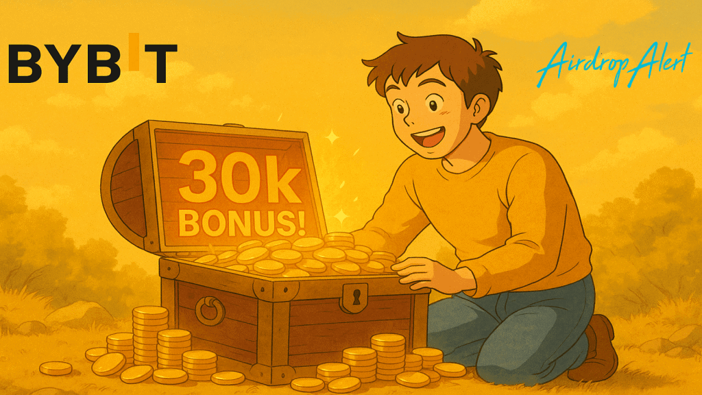 Bybit 30k Bonus airdrop alert