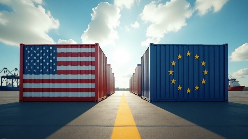 Cła USA-UE: uzgodniono stawkę w wysokości 15 proc. dla większości unijnego eksportu Cła USA-UE: uzgodniono stawkę w wysokości 15 proc. dla większości unijnego eksportu