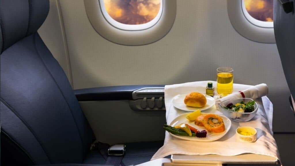 Airline Meal on Flightt