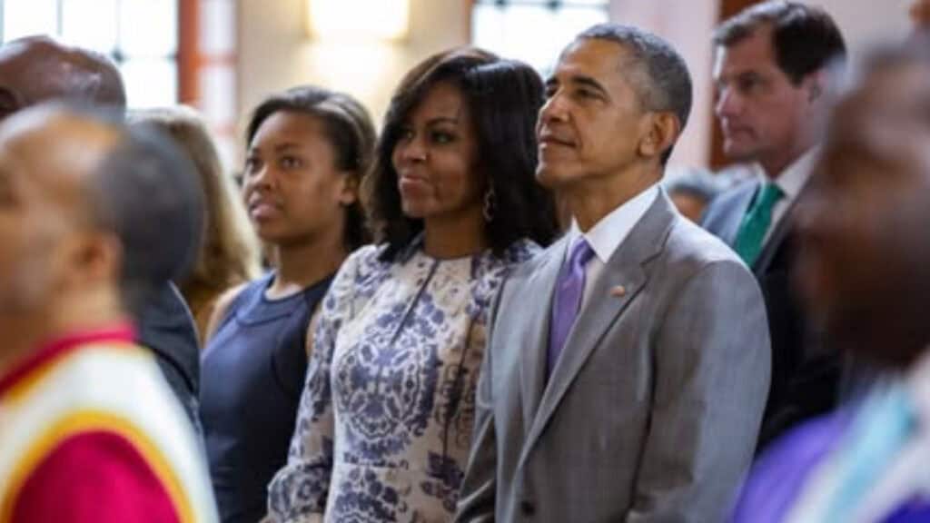 President Barack Obama and Michelle Obama
