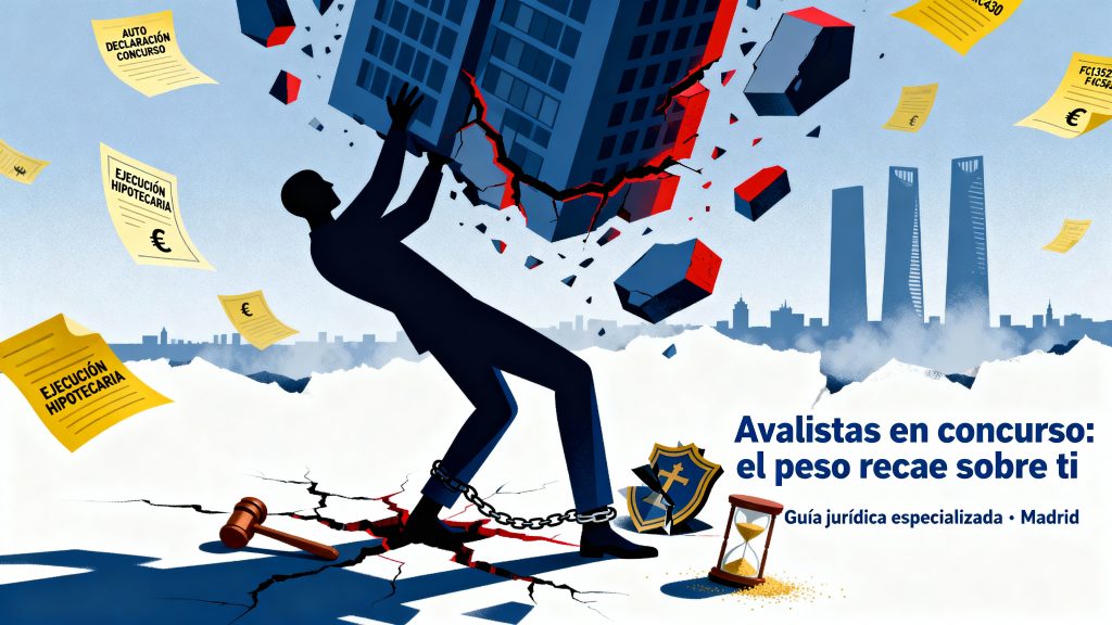 Empresario en Madrid revisando errores en preinsolvencia con abogado de CesaTuDeuda