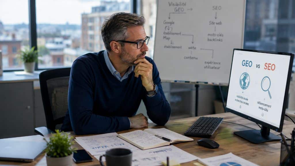 GEO vs SEO : quel choix faire pour améliorer la visibilité de son site vitrine local ?