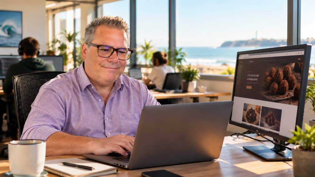 Chocolatier en ligne à Anglet : Faut-il commencer par un site vitrine avant de vendre sur le web ?