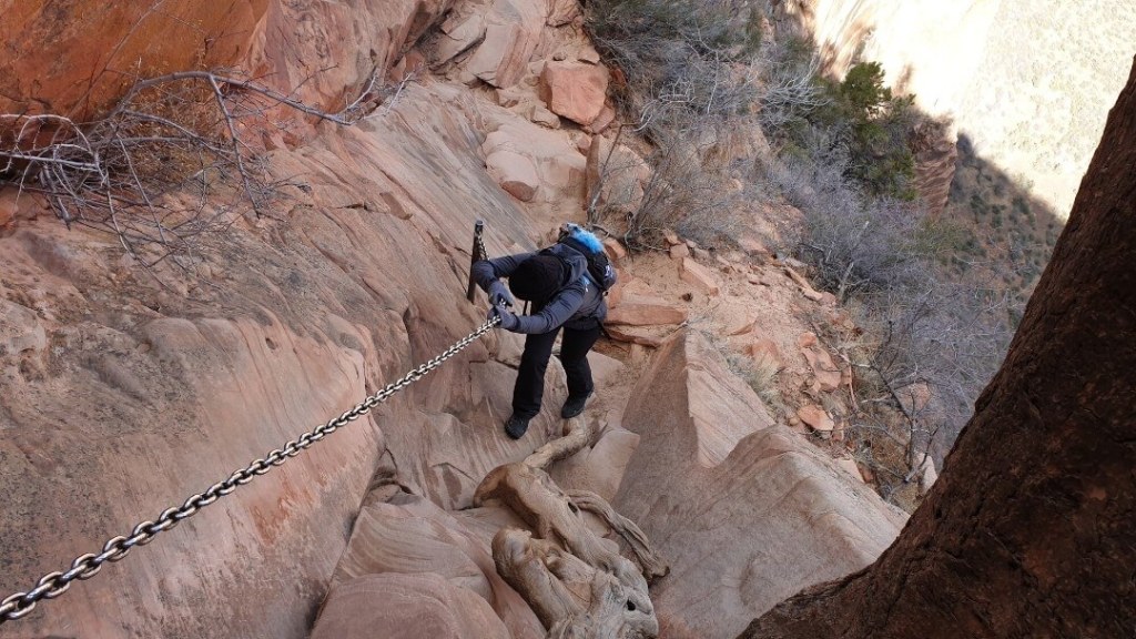 Aufsteig zum Angels Landing
