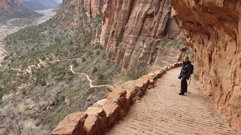 Ausblick zum Angels Landing Trail