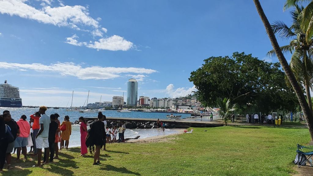 Die Küste von Fort-de-France