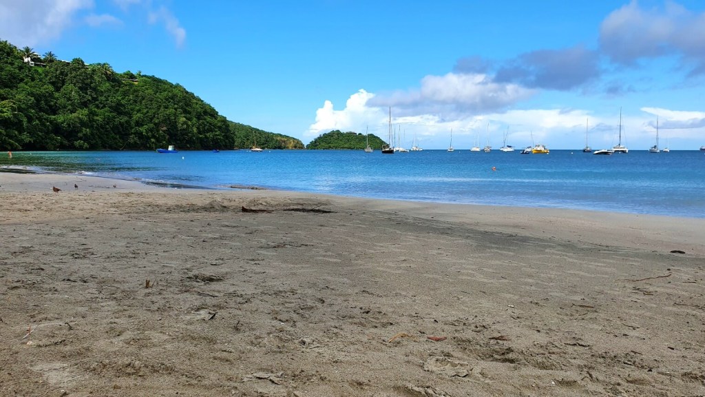 Der Strand von Anse à l'Ane