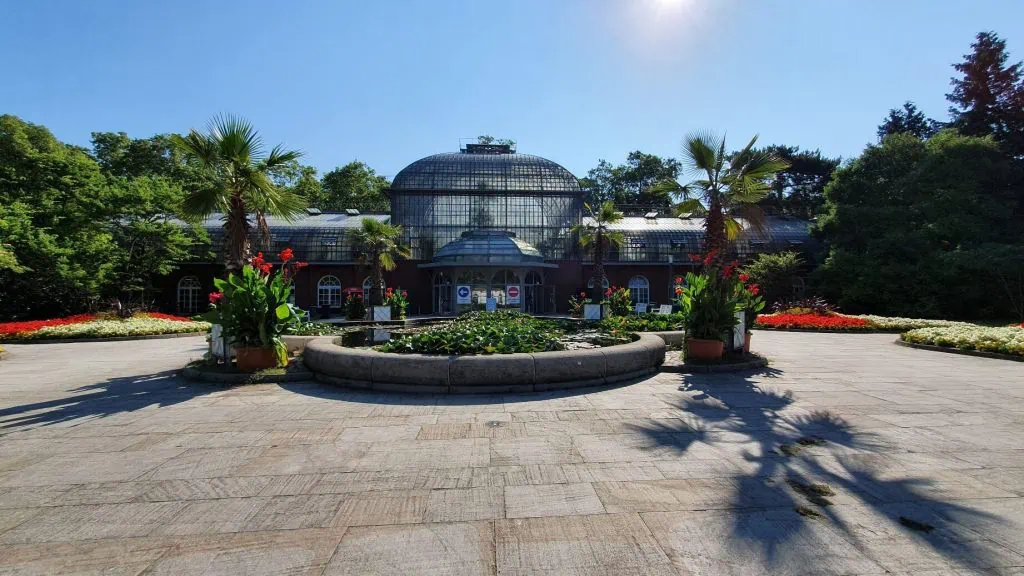 Eingang zum Palmengarten Frankfurt