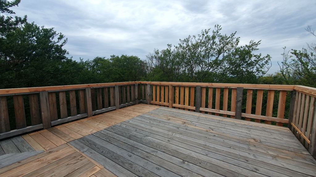 Aussichtsplattform ohne Aussicht