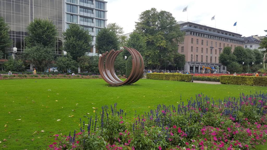 Sæverudmonumentet beim Landausflug Bergen
