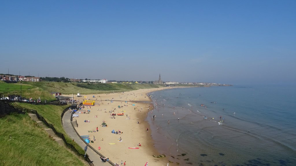 Long Sands Beach beim Landausflug Tynemouth