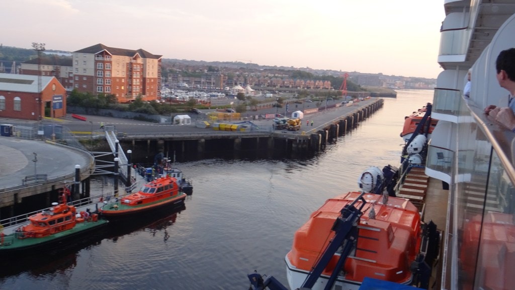 Hafeneinfahrt nach Newcastle upon Tyne