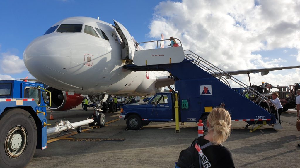 Air Canada Rouge auf St. Lucia