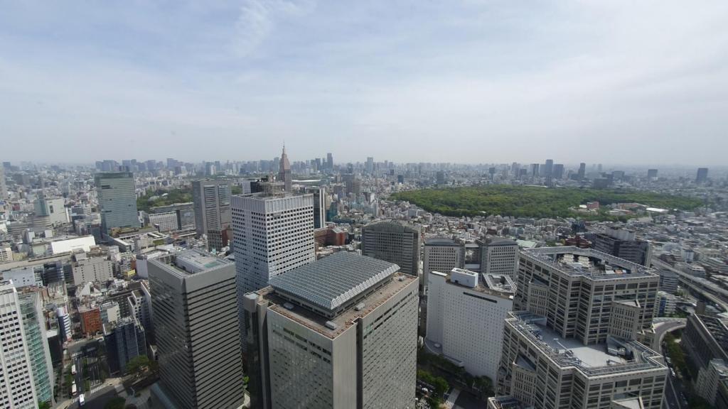 Blick von der Aussichtsplattform des Tokyo Metropolitan Government Building