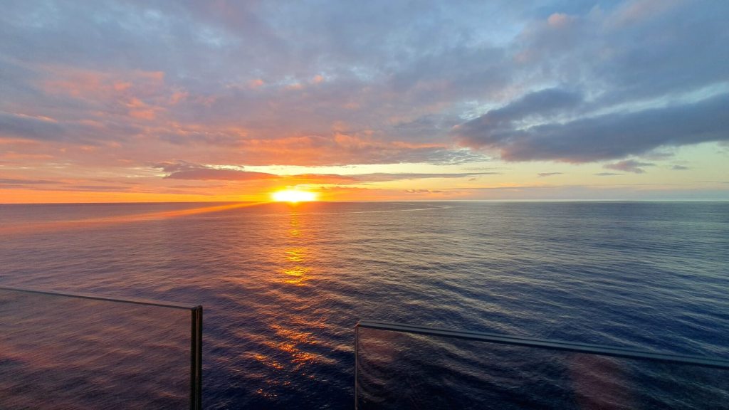 Sonnenuntergang von der Mein Schiff 7 kurz vor Madeira