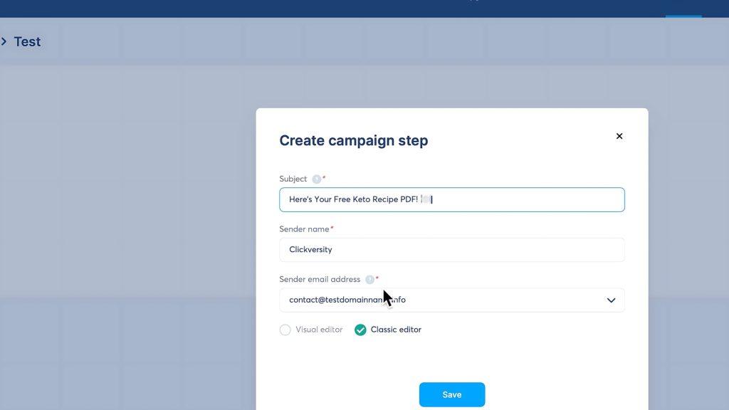 Writing and Customizing Your First Email in systeme.io