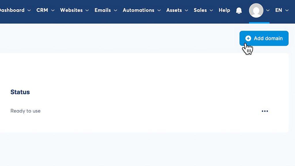 Add domain to systeme.io