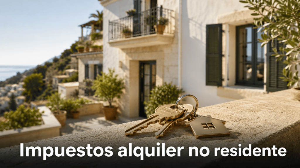 Impuestos alquiler no residente