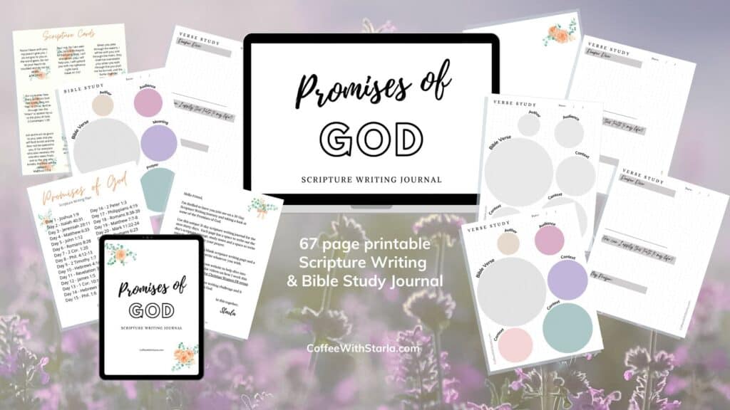 promises of God journal, Promises of God list