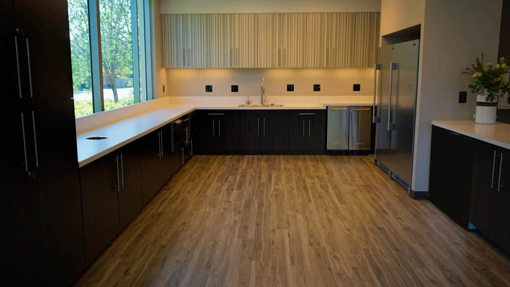 Photo of redesigned NVA kitchen interior