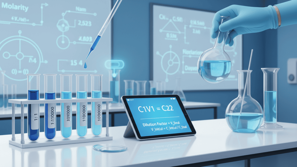 how to calculate dilution factor