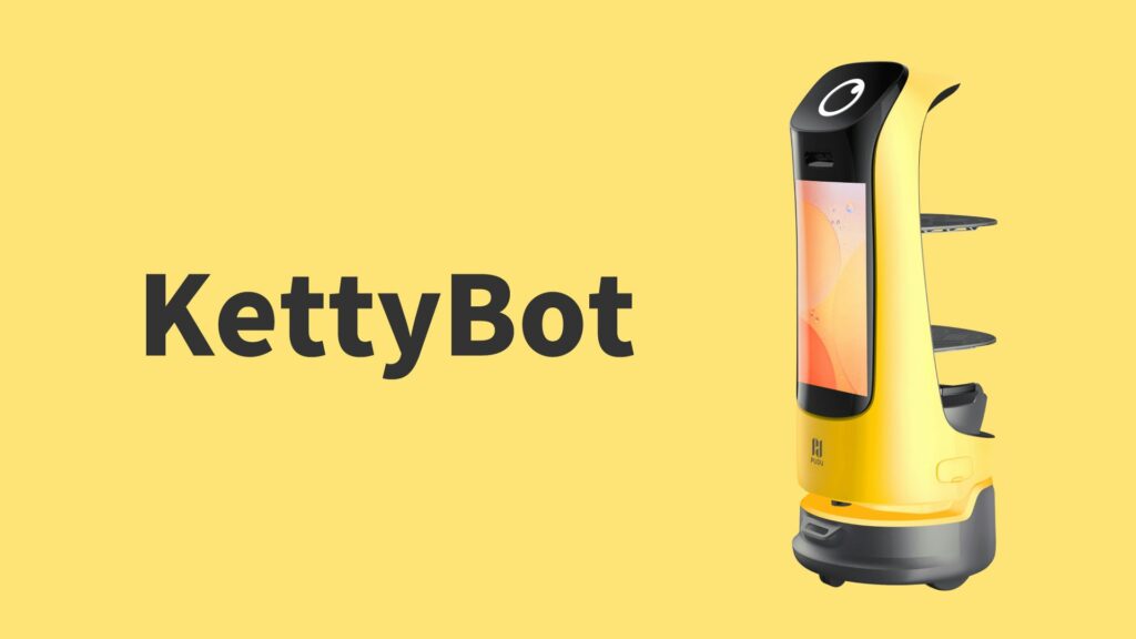 55cmの道幅もスイスイ! 配膳ロボット「KettyBot」