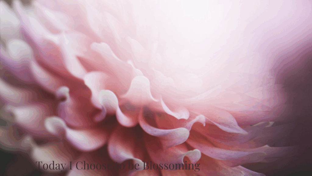 How to Be Blossoming
