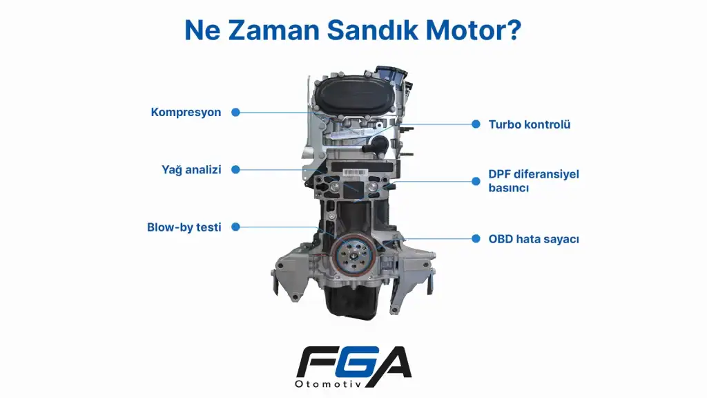 Ne Zaman Sandık Motor rehberi, OEM complete sandık motor tak çalıştır montajı ve karar kriterleri