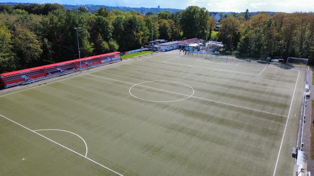 Bild vom Sportplatz des FSV Vohwinkel von oben