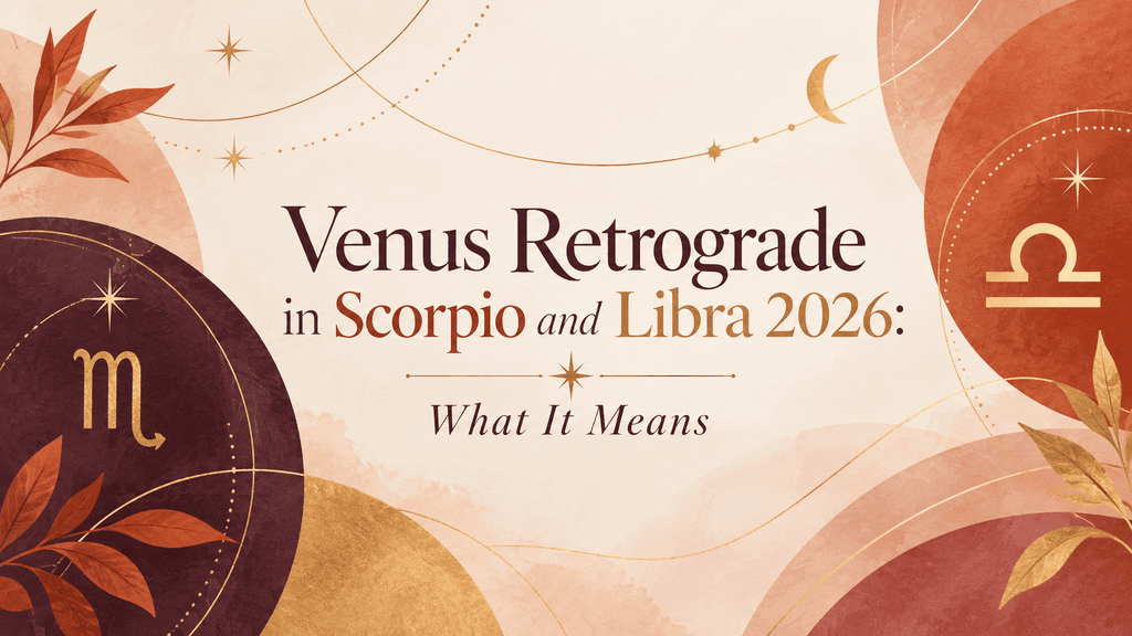 Venus Retrograde in Scorpio and Libra 2026: What It Means