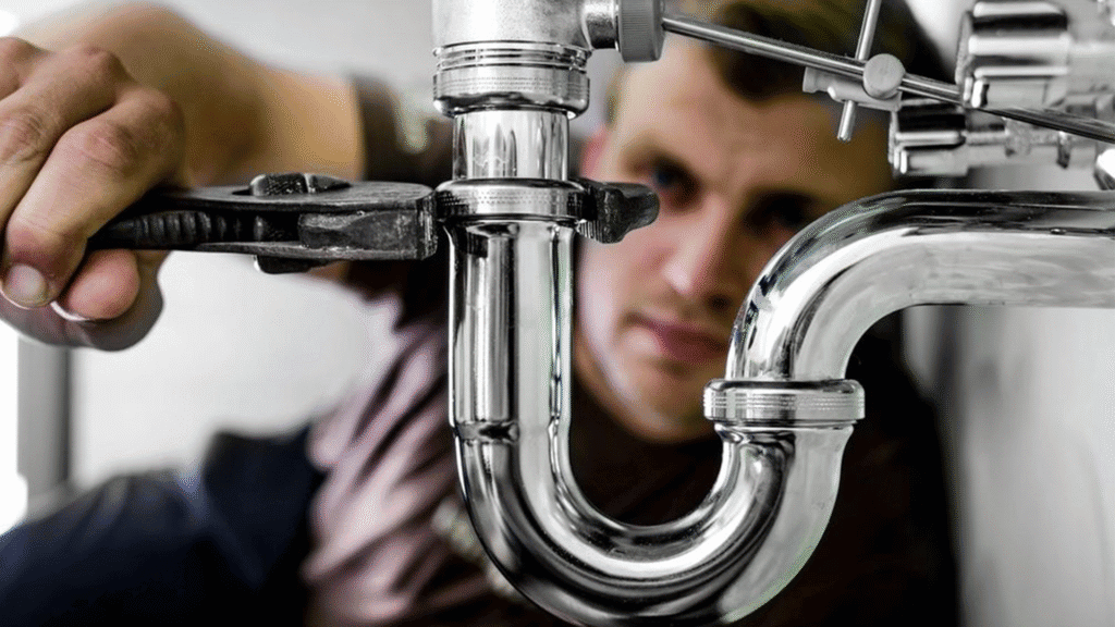 plumber service near me fixing sink”