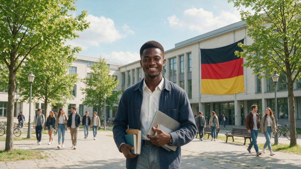 Masters in Germany for Nigerian students at a German university campus